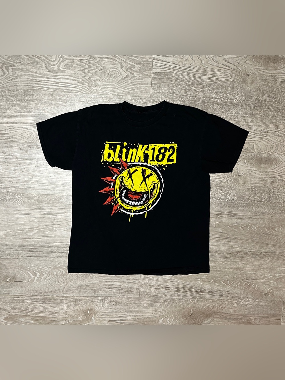 Blink-182 Men’s Black Graphic Band T-Shirt